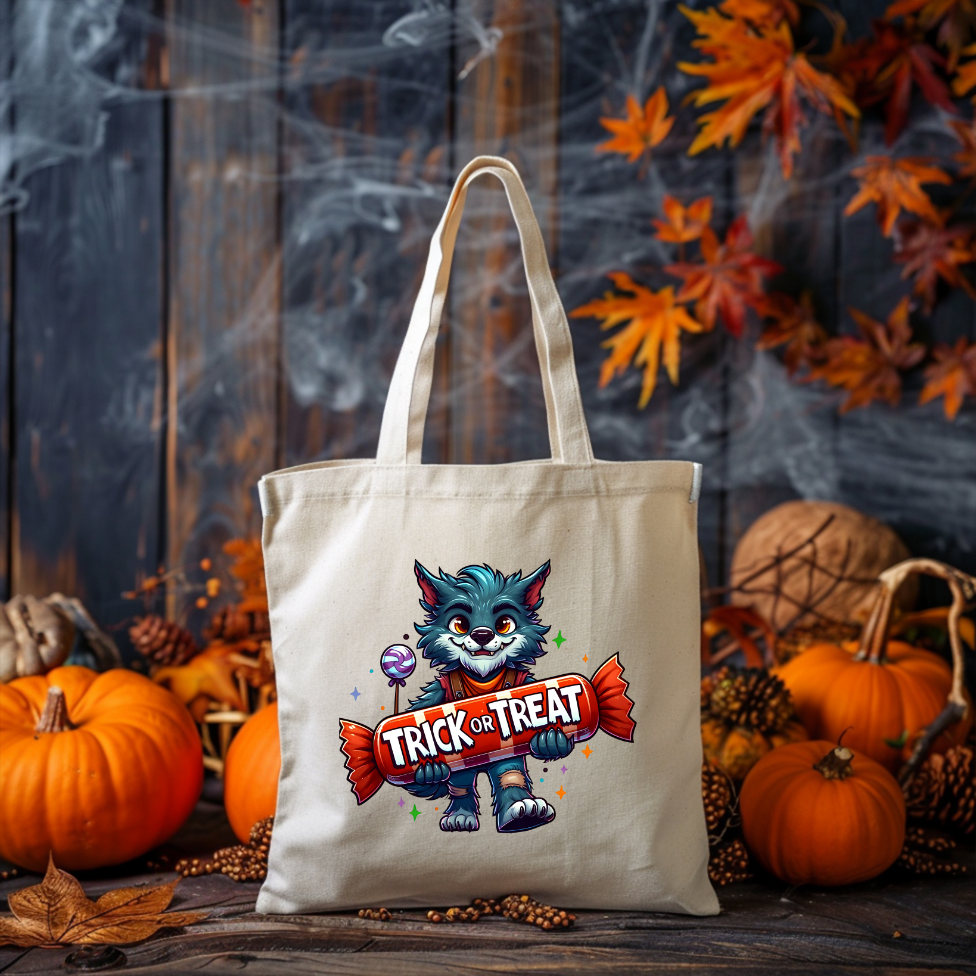 Halloween Canvas Tote Bags